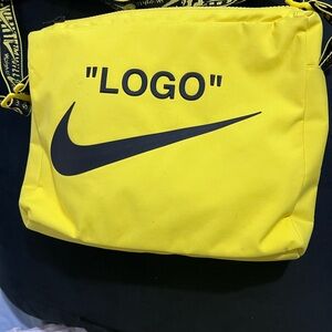 Nike Yellow Black Belt Bag Sporty Design